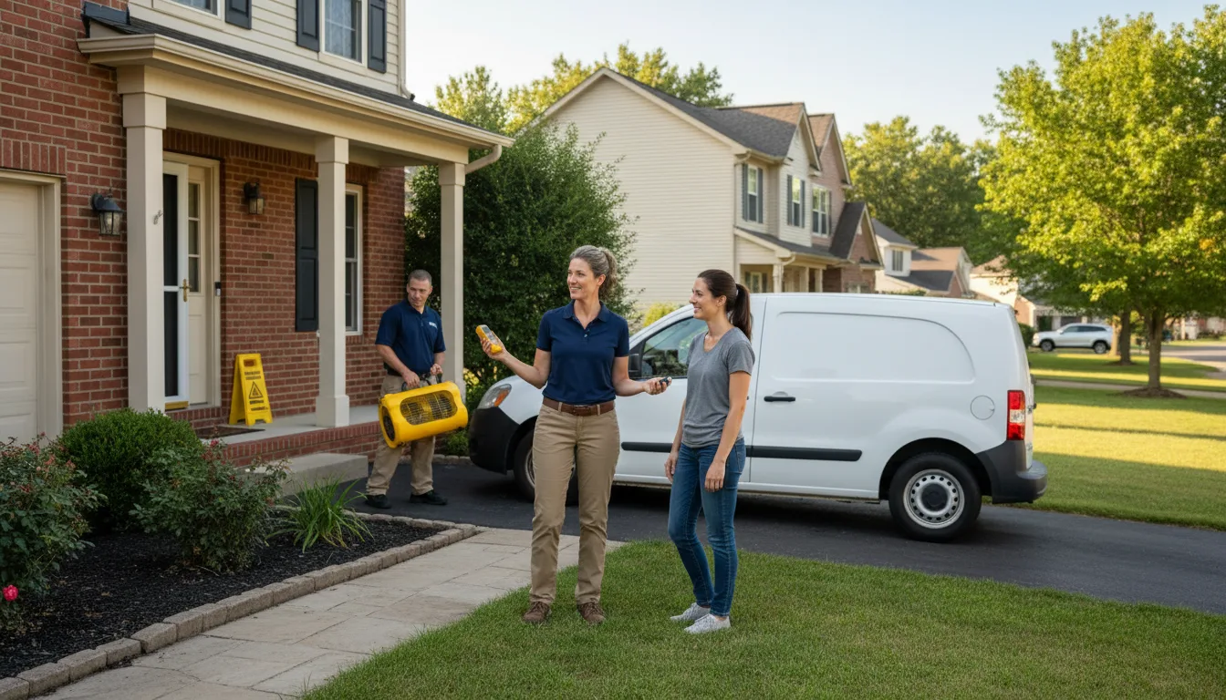 Water restoration image for Emergency Water Removal Services in Servia, IN